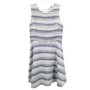 ST. TROPEZ WEST Linen Sleeveless Skater Dress - Size 10